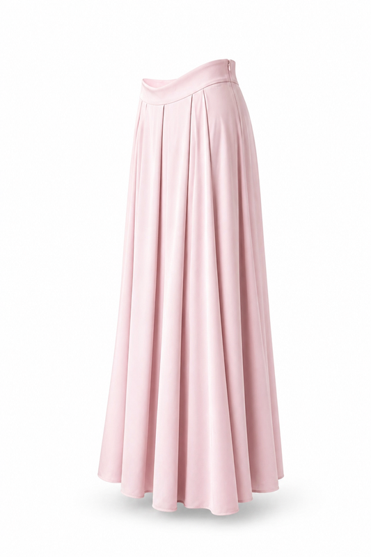 Pleaded maxi skirt 100cm long
