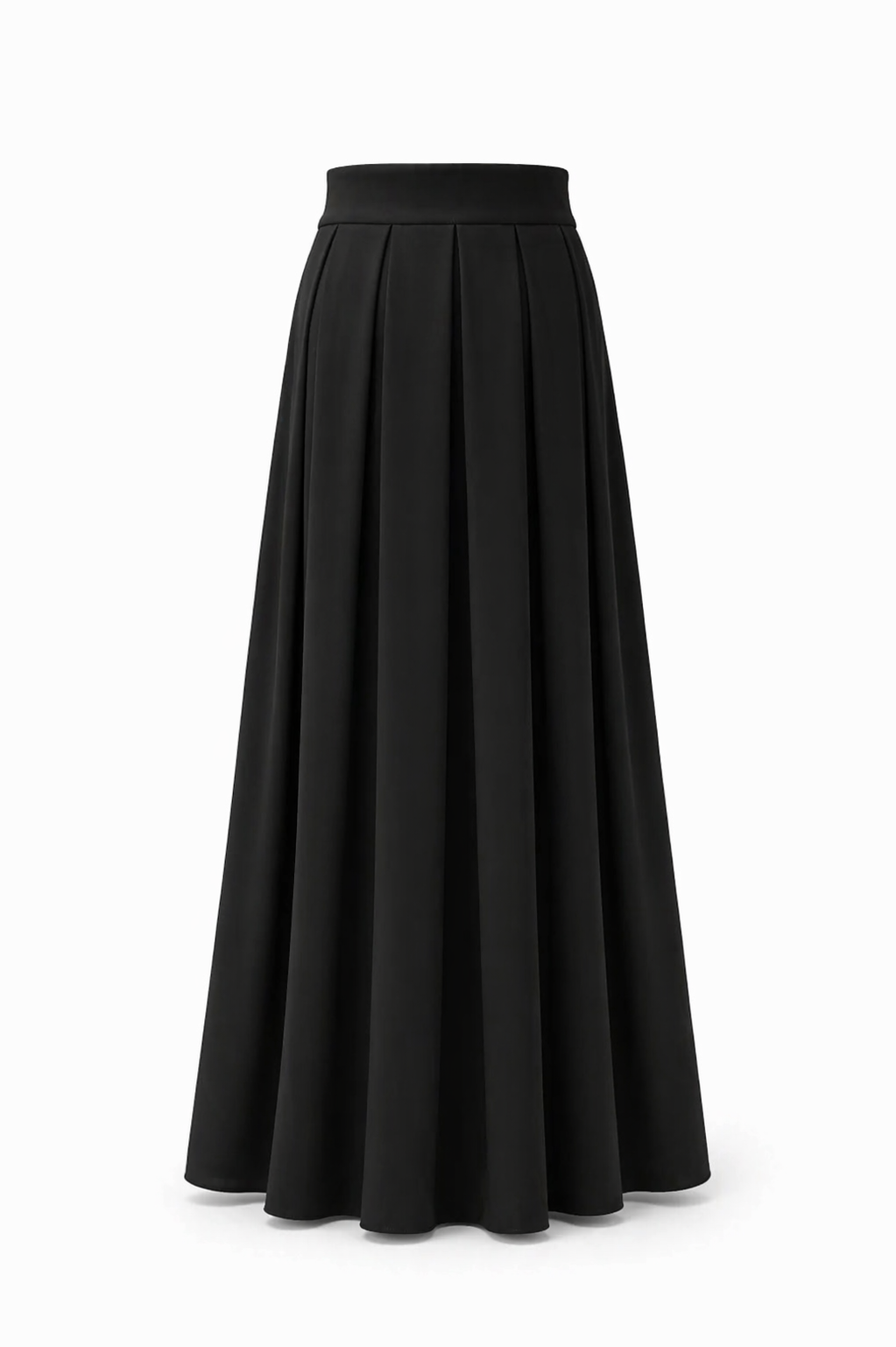 Pleaded maxi skirt 100cm long