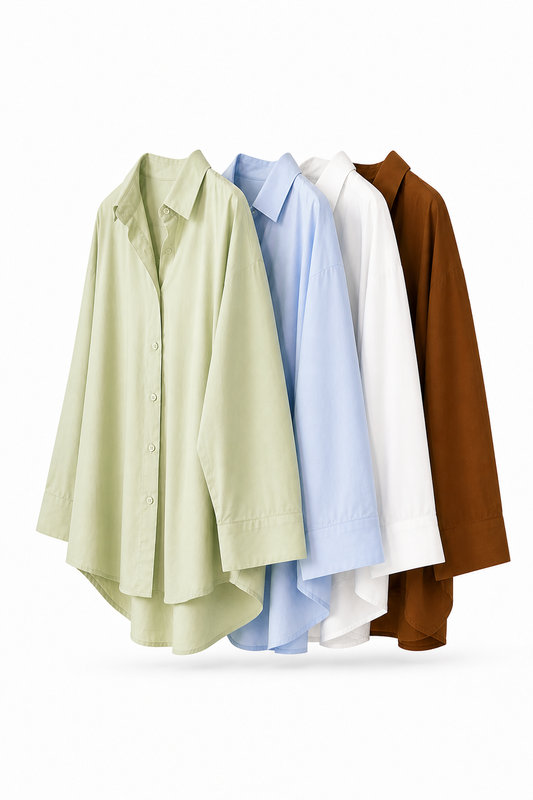 Oversized summer cotton top