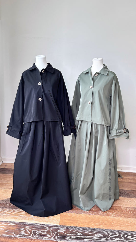 Modest skirt set
