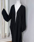Open abaya simple kimono