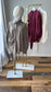 Cotton blend asymmetrical modest blouse