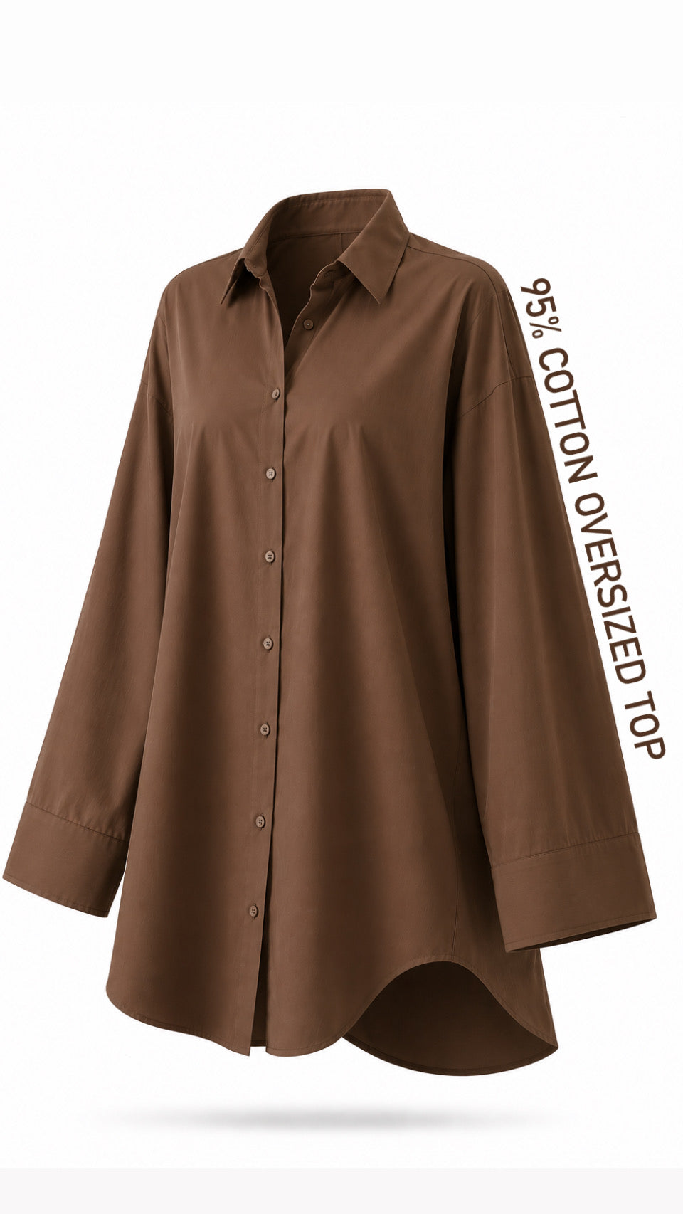 Oversized summer cotton top