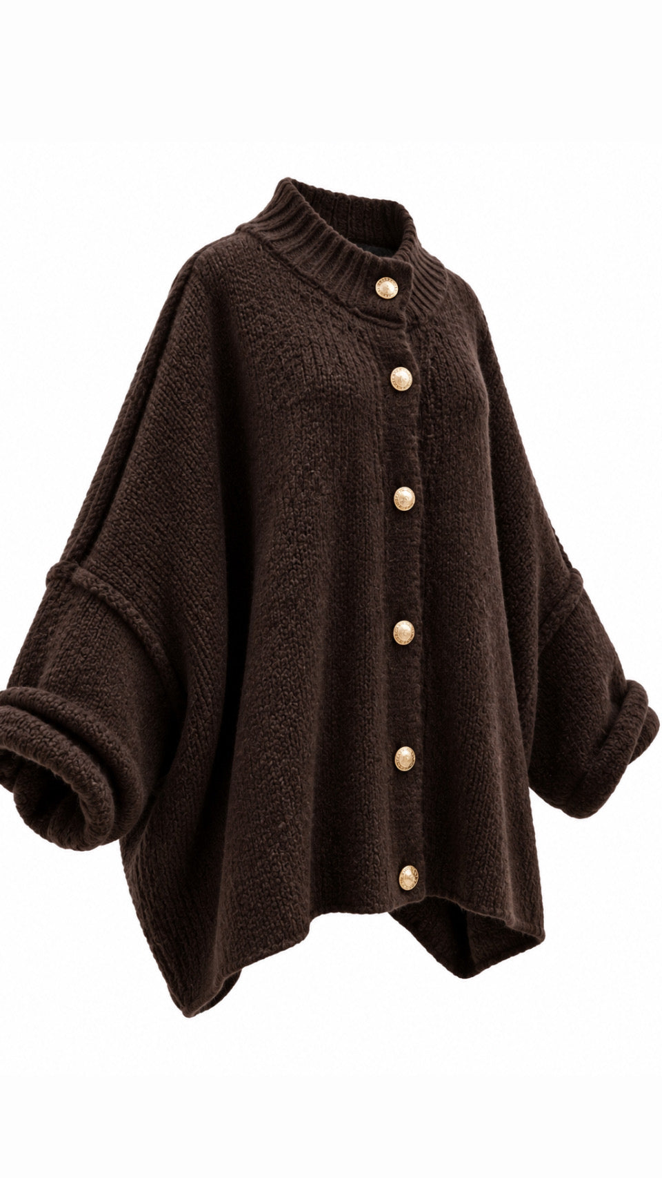 Oversized Modest Sweater Wool Mohair Blend Knit Top