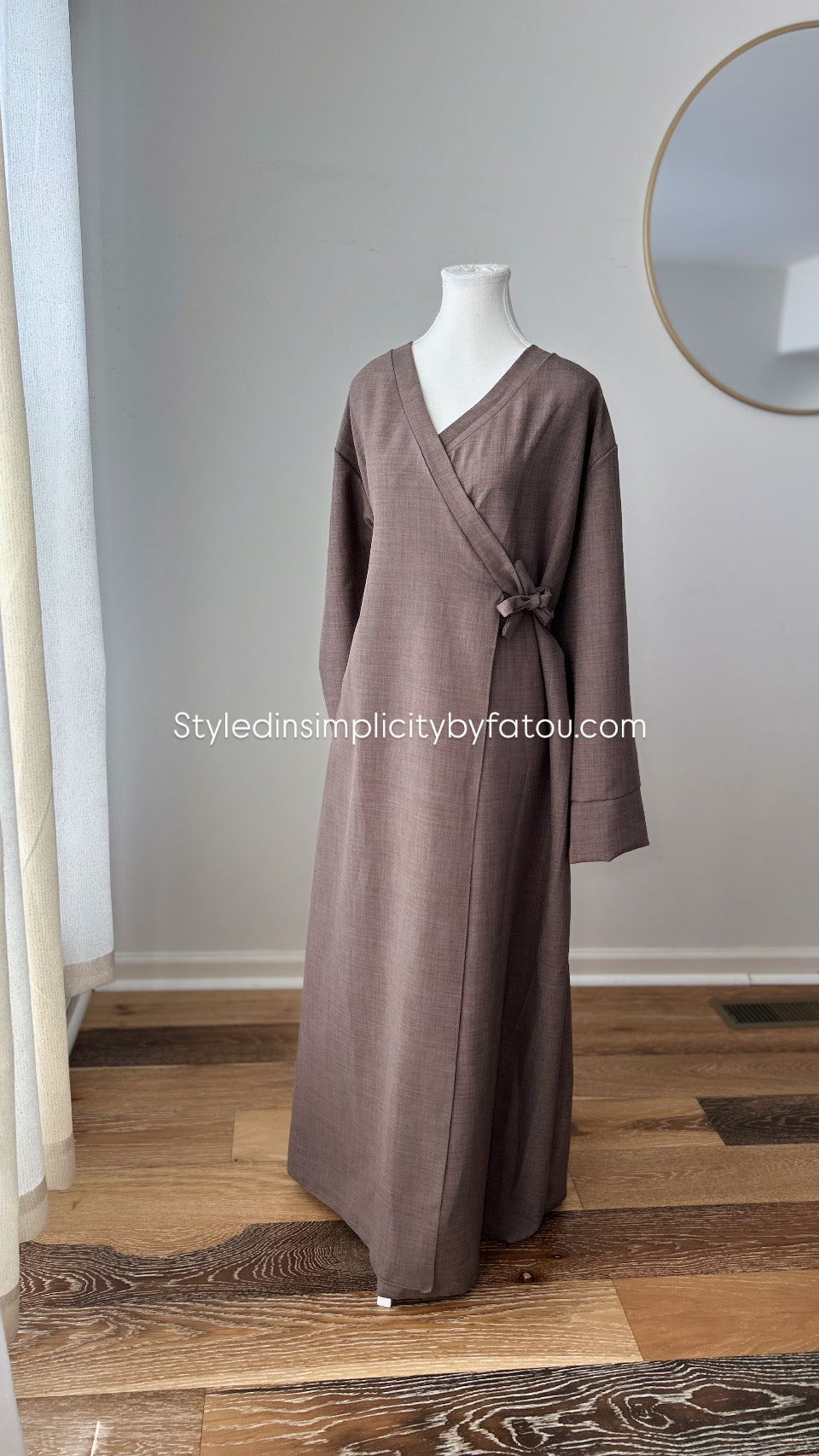 Fati wrap abaya