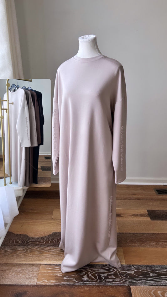 Premium Abaya Amina Fall loose fit l abaya dress style