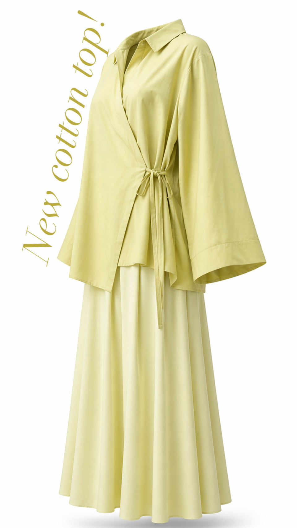 Wrapped cotton top