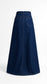 Denim 100% cotton jean maxi skirt