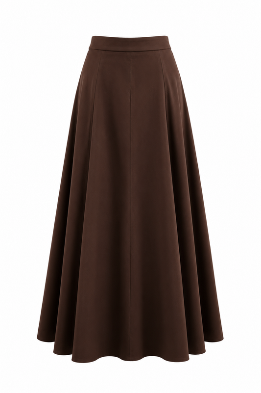 A Line 100% Cotton maxi skirt