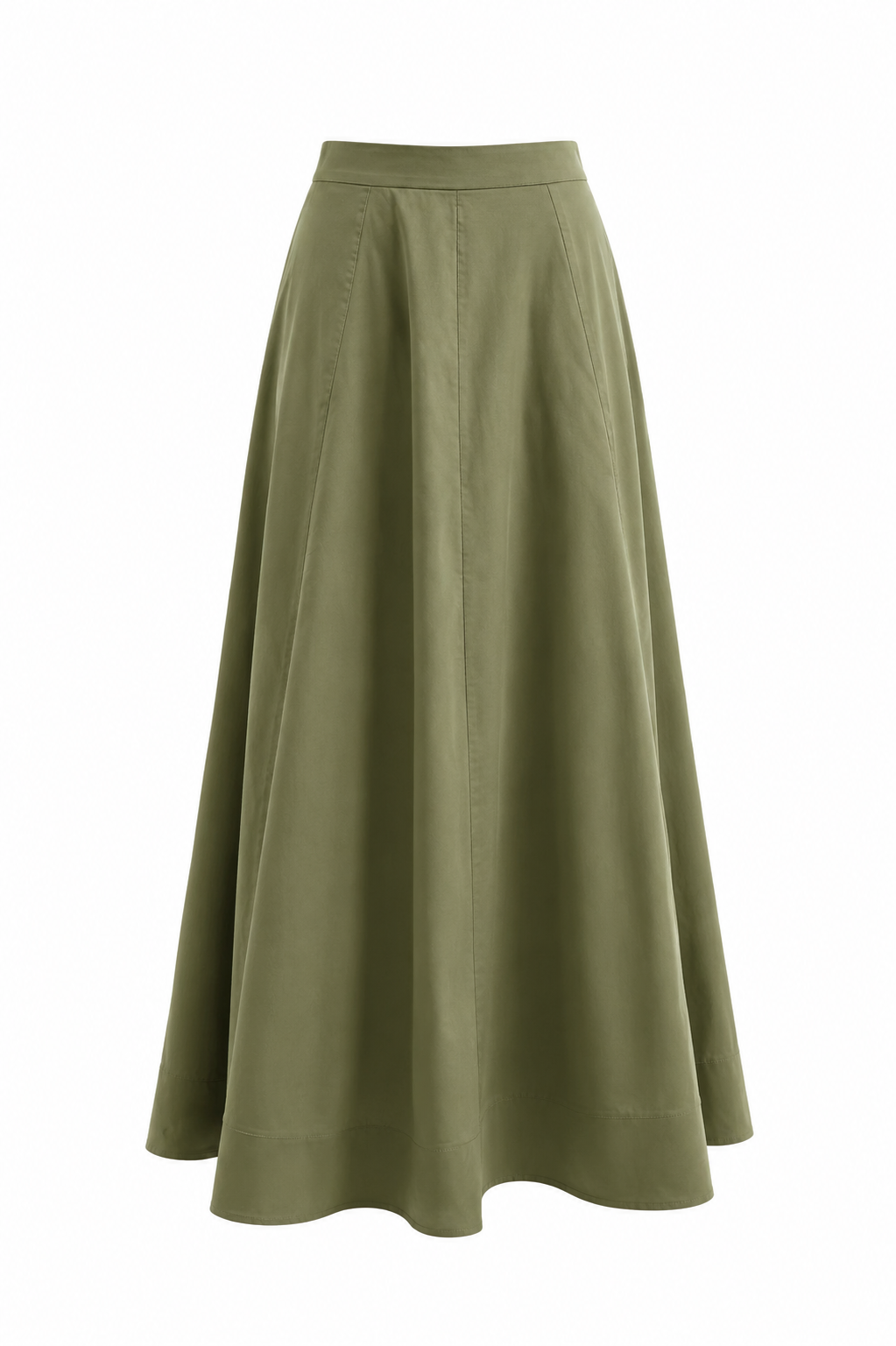 A Line 100% Cotton maxi skirt