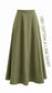 A Line 100% Cotton maxi skirt