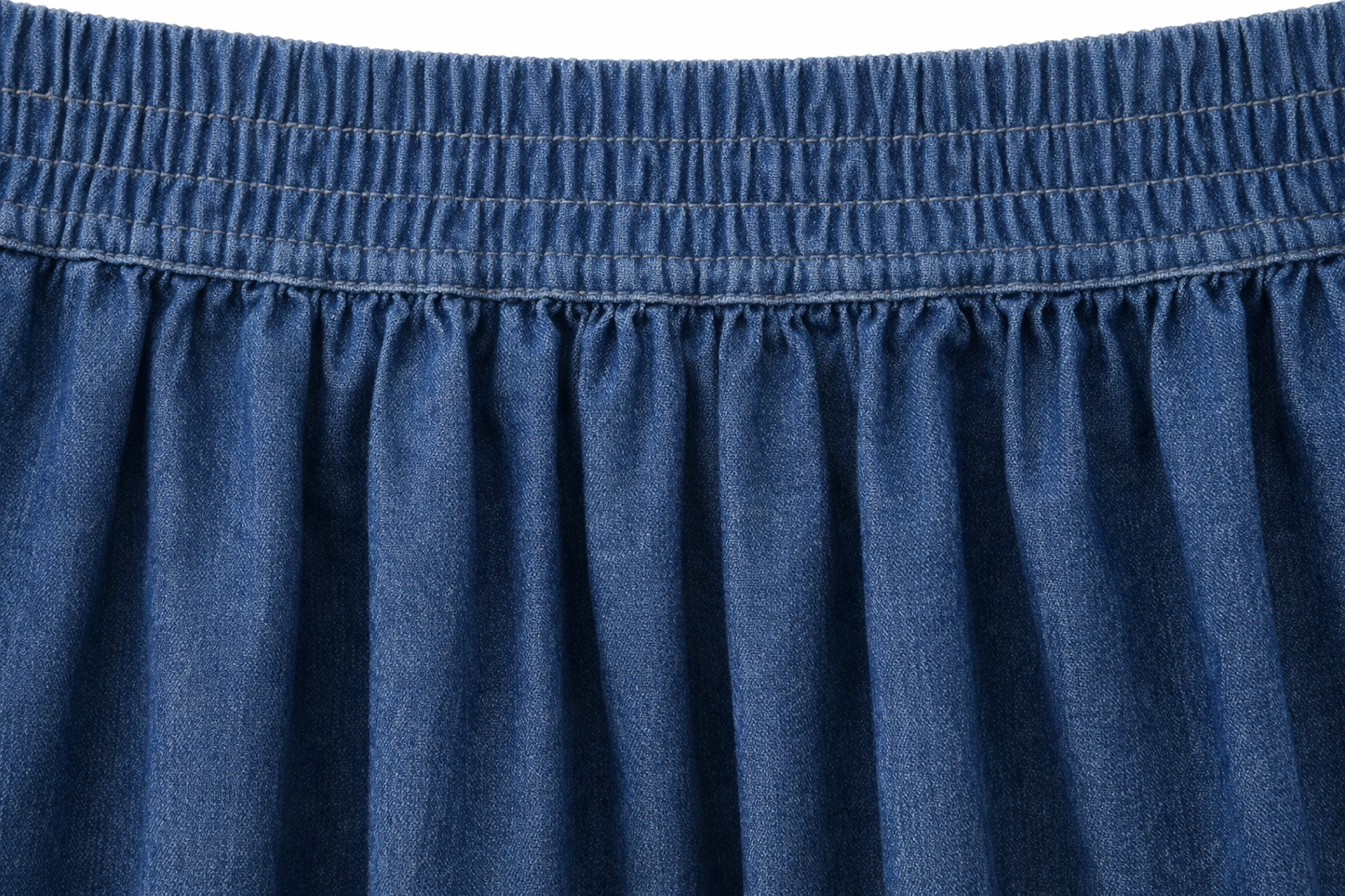 Denim skirt top set