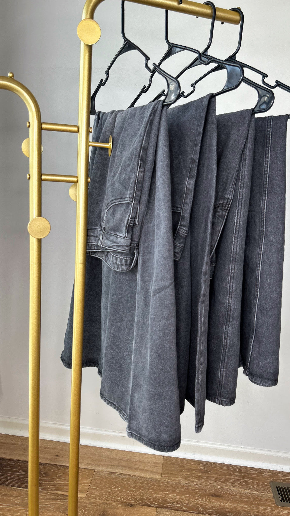 Denim 100% cotton jean maxi skirt