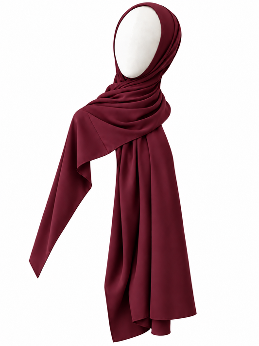 Lightweight Jersey Hijab, Soft Stretchy Hijab Scarf, Breathable Relax Jersey Hijab, Long Muslim Headscarf, Everyday Modest Hijab 175x71cm