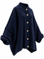 Oversized Modest Sweater Wool Mohair Blend Knit Top