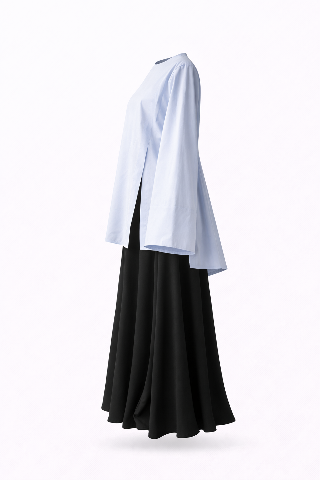 Oversized modest cotton top