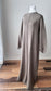 Premium Fall loose fit knitted abaya dress style 2