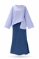 80% cotton jean maxi modest skirt