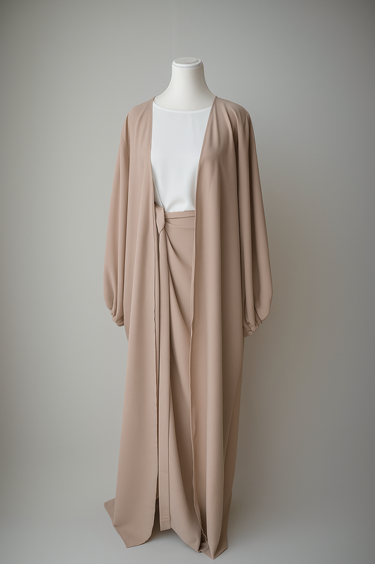 Wrap Abaya set 3 in 1