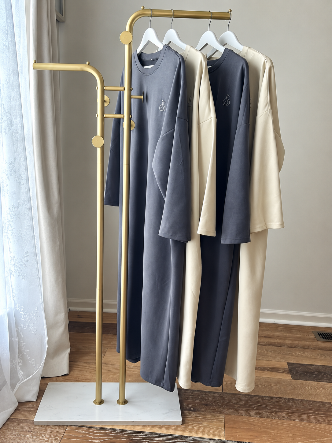 Premium Abaya Amina Fall loose fit l abaya dress style (Copy)
