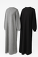 Premium Fall loose fit knitted abaya dress style 2
