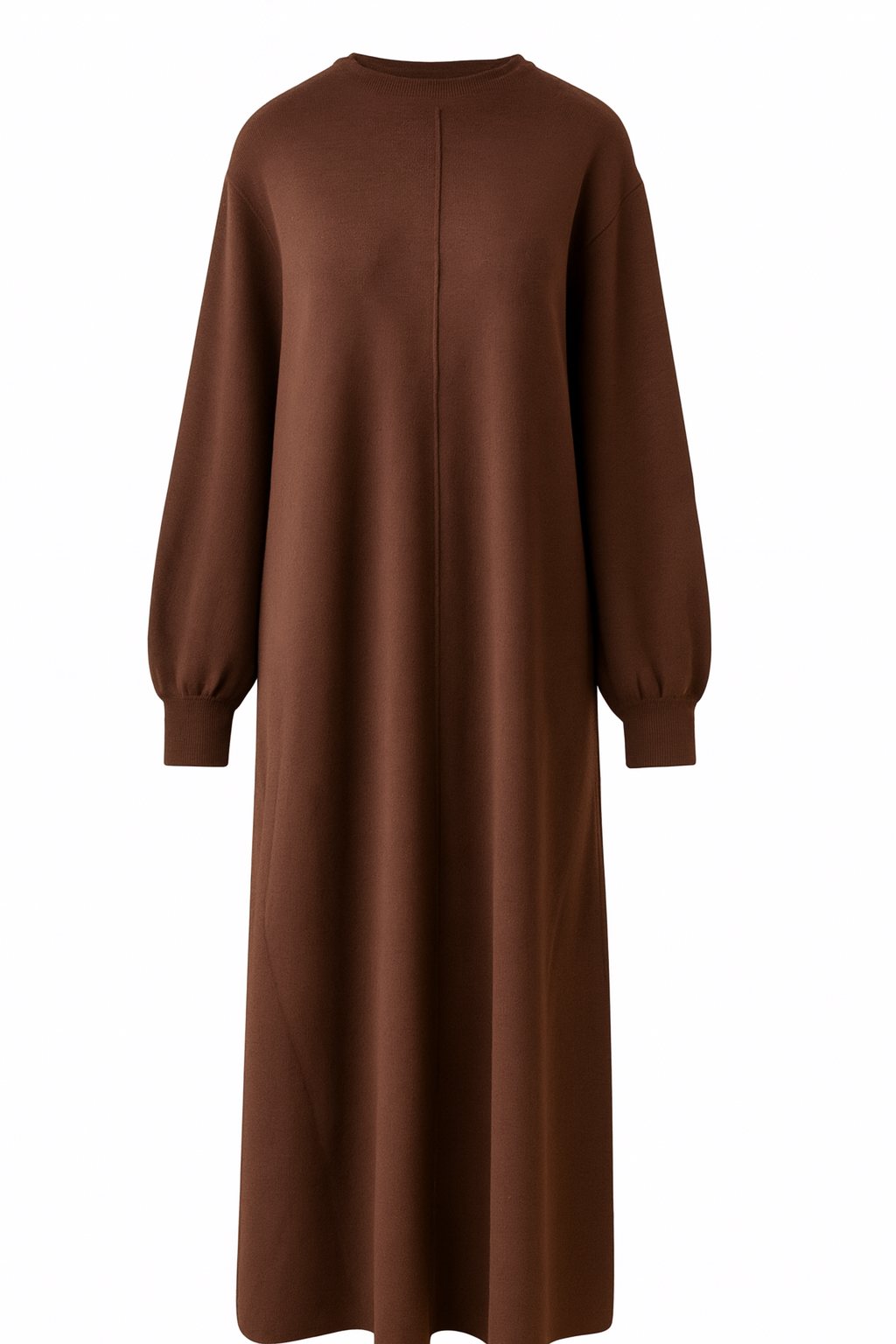 Premium Fall loose fit knitted abaya dress style 2