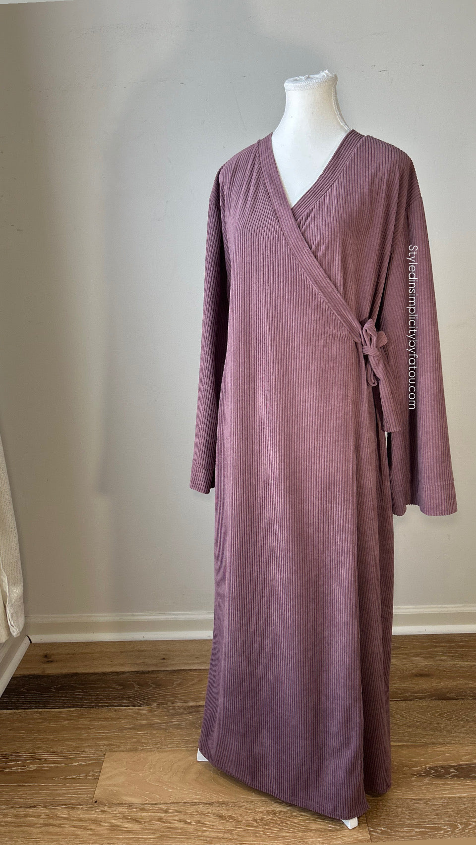 Winter and Fall Fati wrap abaya