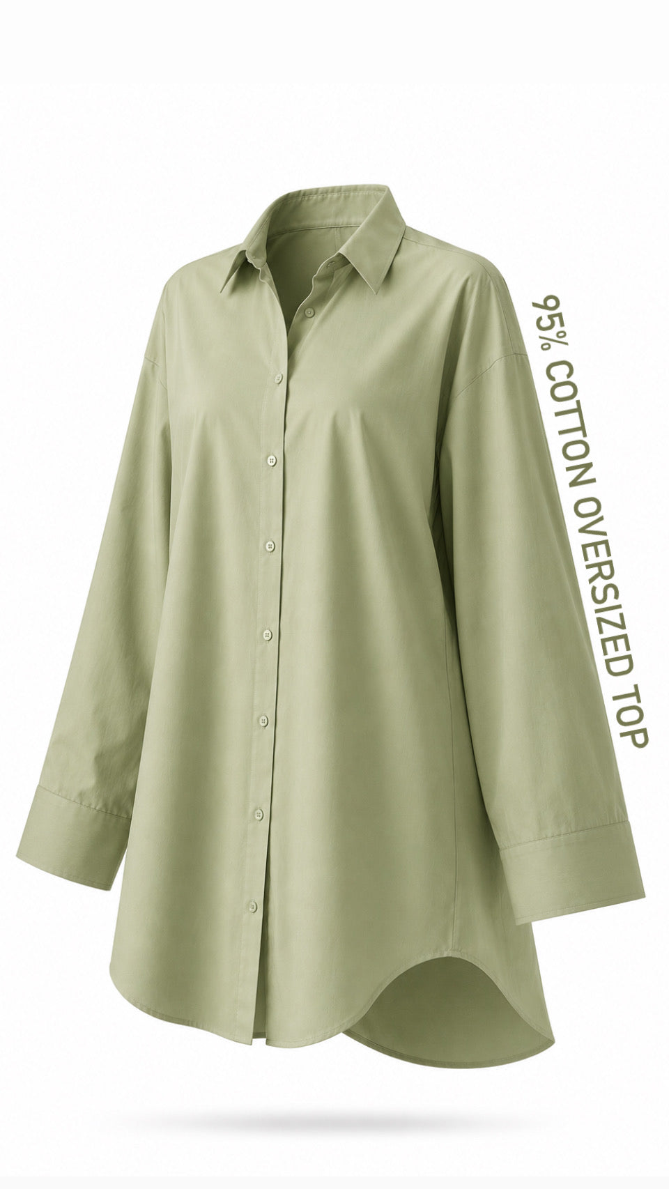Oversized summer cotton top