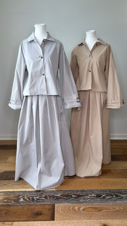 Modest skirt set