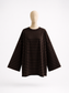 Oversized 80% Cotton Striped Modest Top for Women