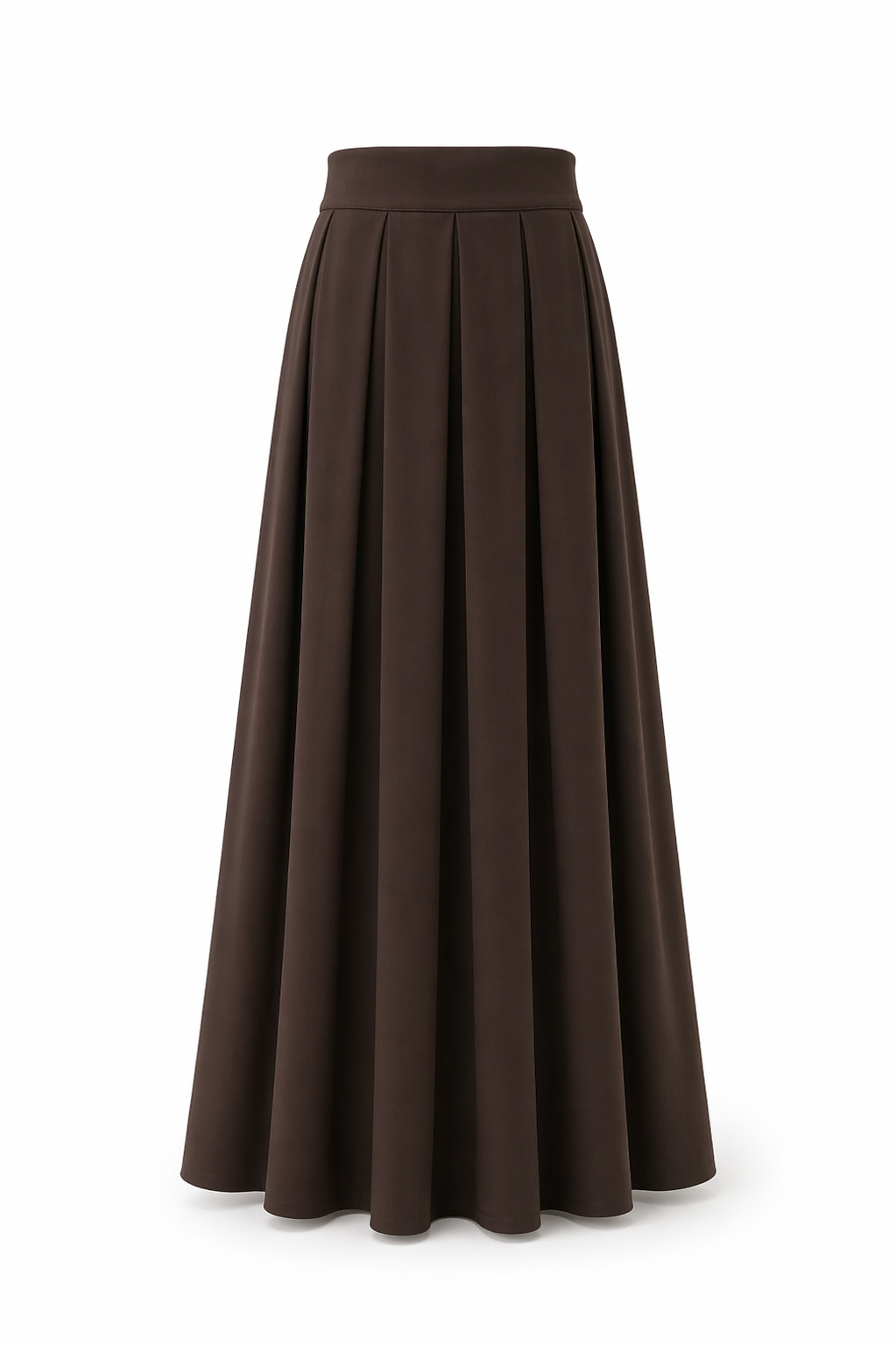Pleaded maxi skirt 100cm long
