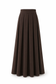 Pleaded maxi skirt 100cm long