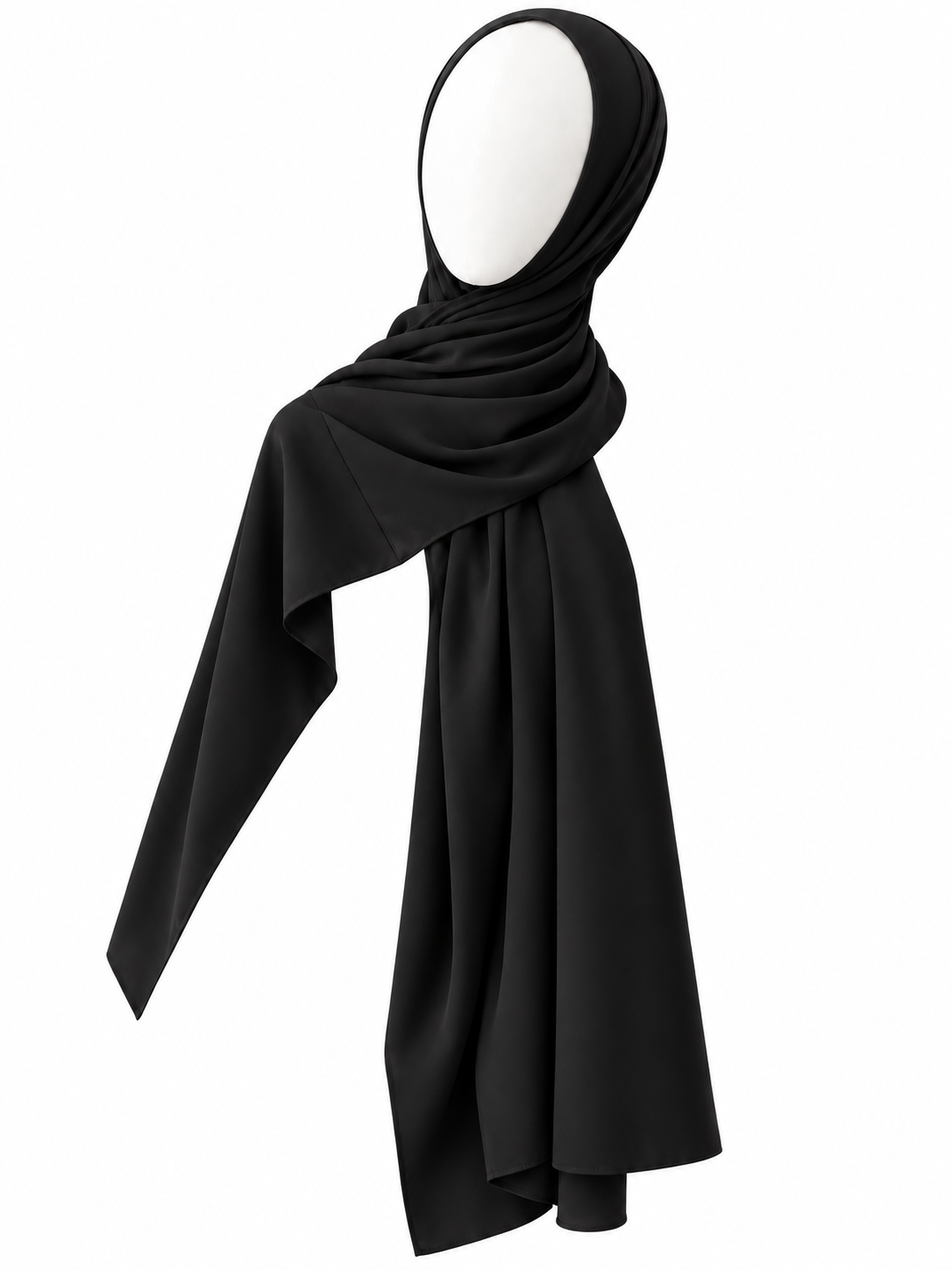 Lightweight Jersey Hijab, Soft Stretchy Hijab Scarf, Breathable Relax Jersey Hijab, Long Muslim Headscarf, Everyday Modest Hijab 175x71cm
