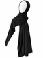 Lightweight Jersey Hijab, Soft Stretchy Hijab Scarf, Breathable Relax Jersey Hijab, Long Muslim Headscarf, Everyday Modest Hijab 175x71cm