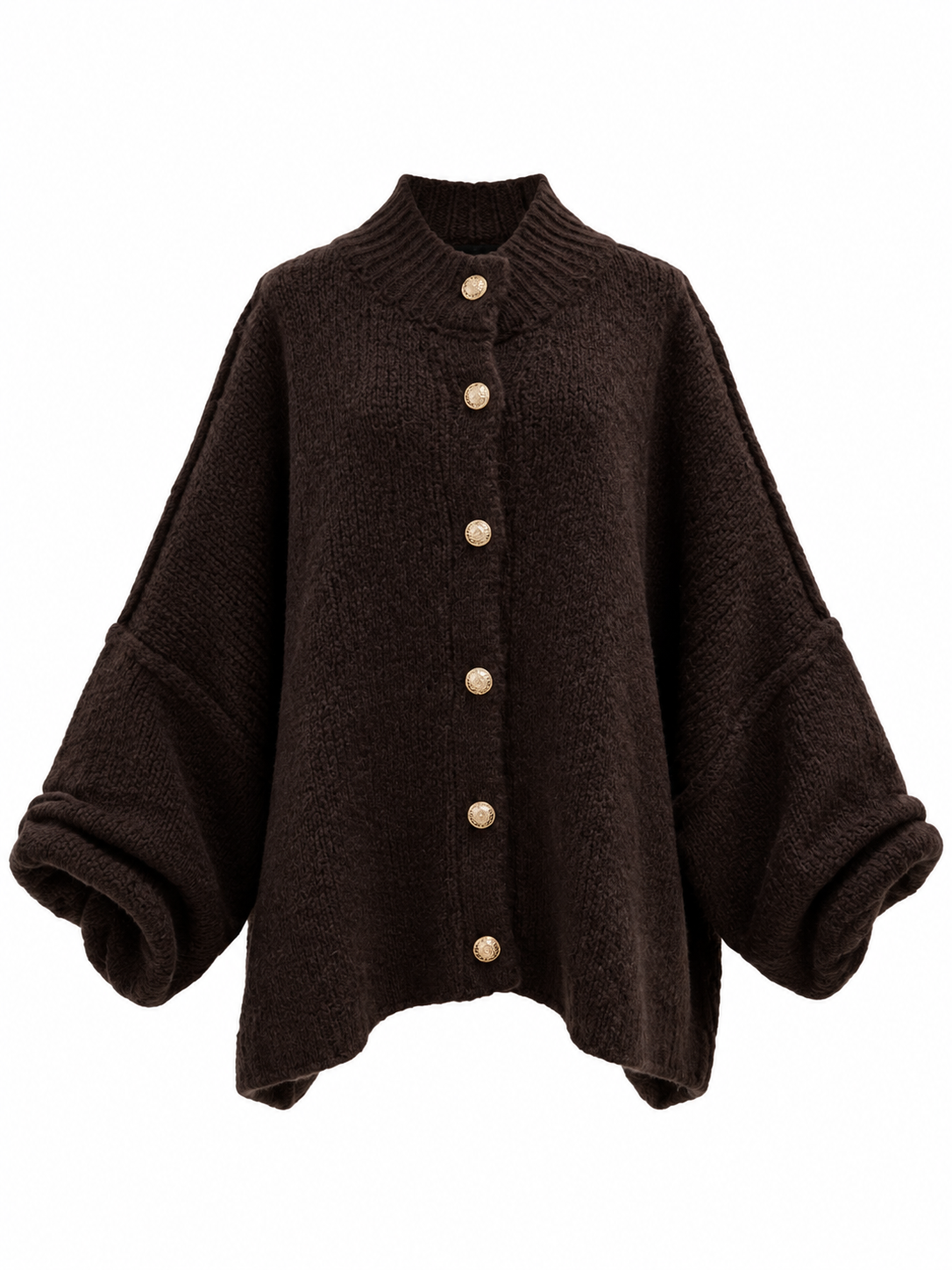 Oversized Modest Sweater Wool Mohair Blend Knit Top