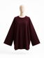 Oversized 80% Cotton Striped Modest Top for Women