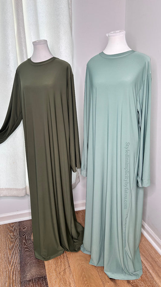 Simple set of 2 casual every abaya