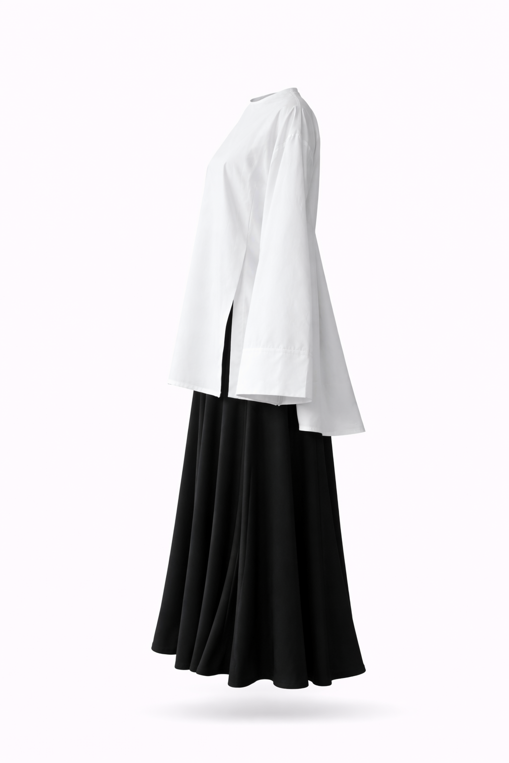 Oversized modest cotton top