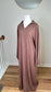 Viscose linen Abaya