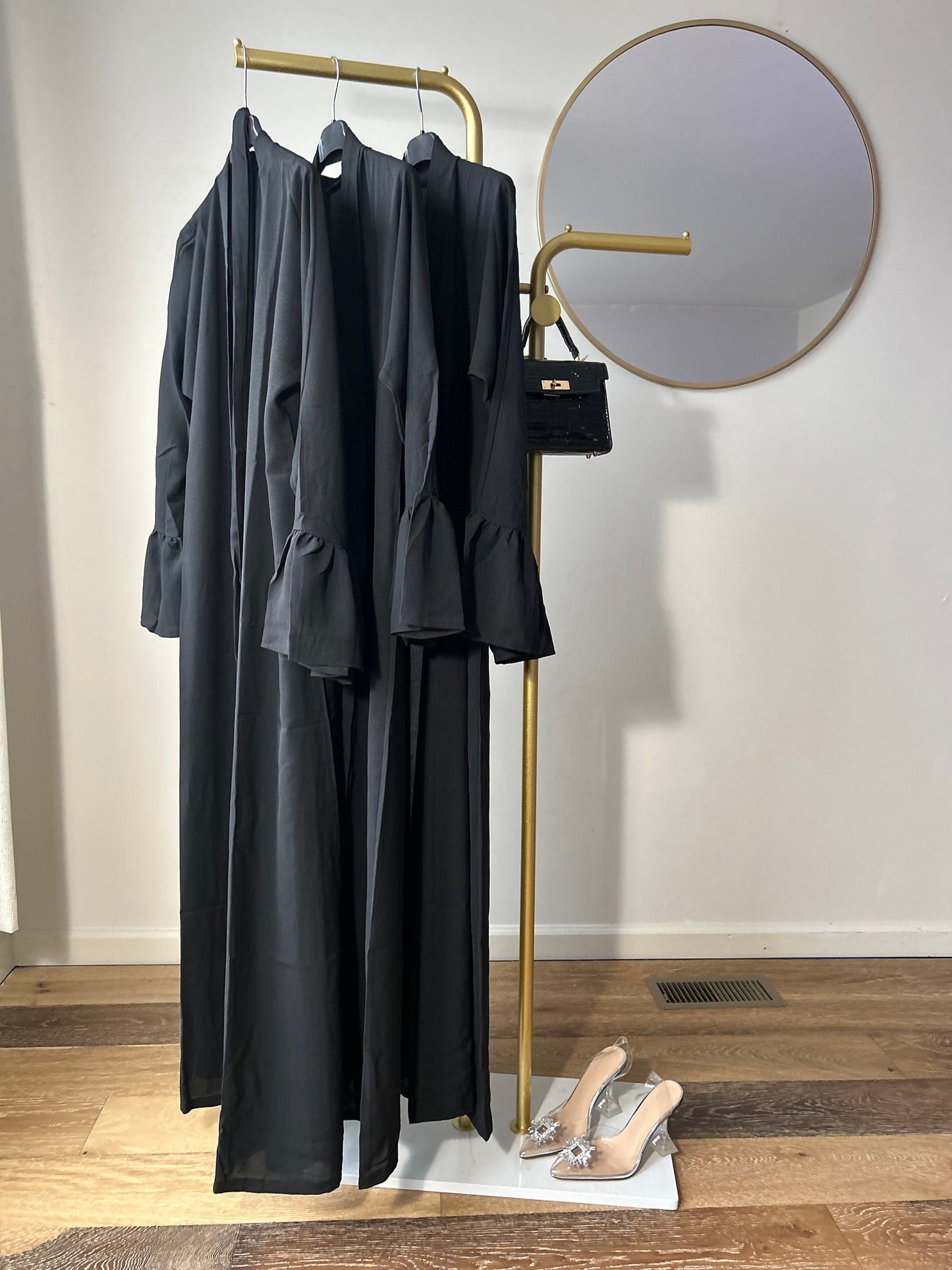 Open abaya simple soft