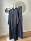 Simple soft crepe black abaya set