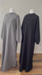 Premium Fall loose fit knitted abaya dress style 2