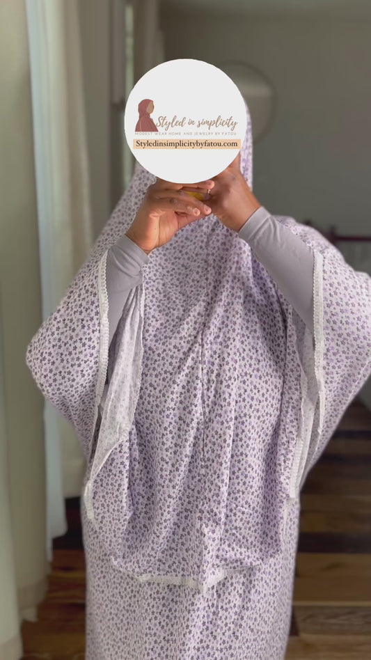 Cotton floral Premium prayer set