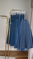 70% cotton jean maxi modest skirt