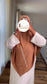 All white Abaya khimar set